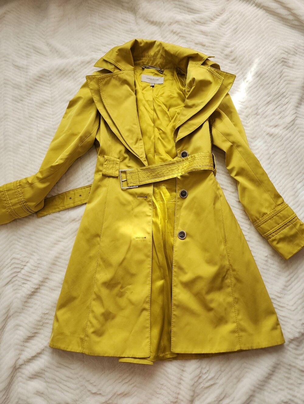 Karen Millen Olive Green Trench Coat